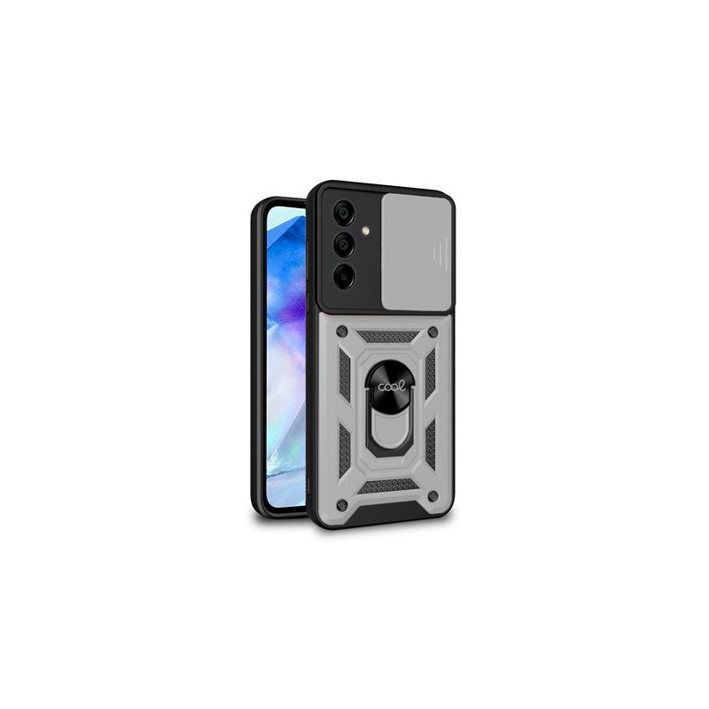 FUNDA COOL SAMSUNG GALAXY A55 HARD RING PLATA