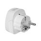 ADAPTADOR ENCHUFE VIAJE UK A ESPAÑA SAVIO AP-02