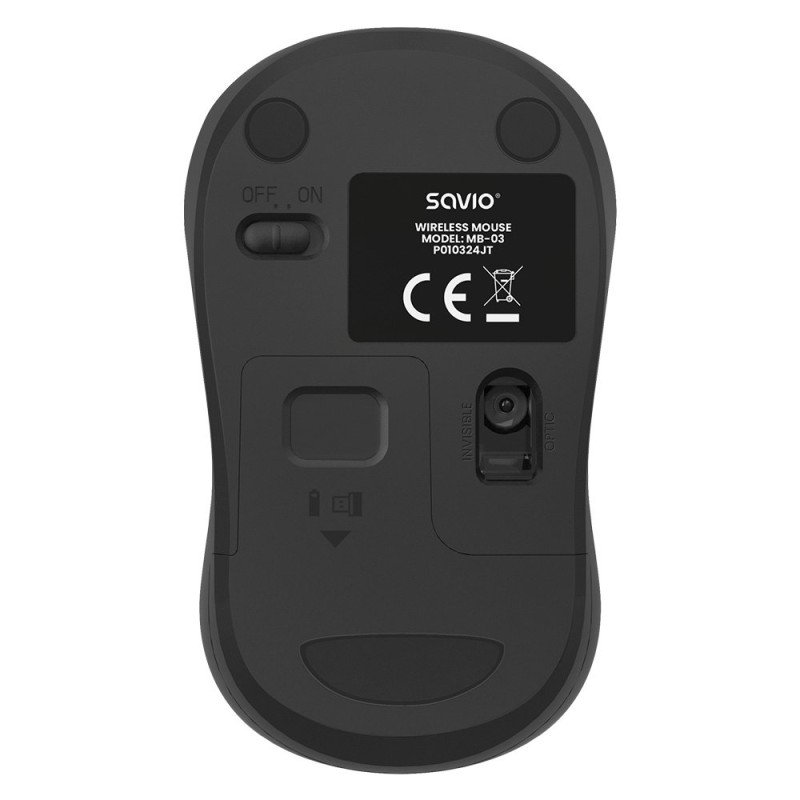 RATON OPTICO SAVIO MB-04 WIRELESS 1000 DPI