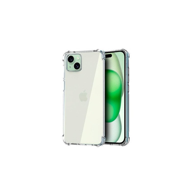 FUNDA COOL IPHONE 15 TRANSPARENTE