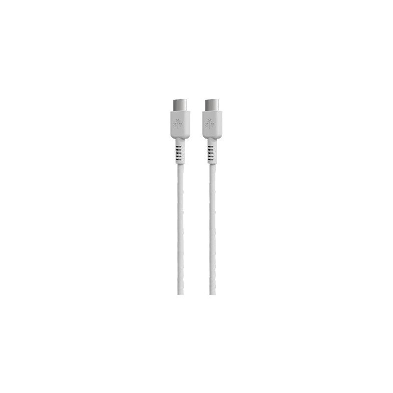 CABLE HUNE ECO USB-C A USB-C 100CM BLANCO NIEVE
