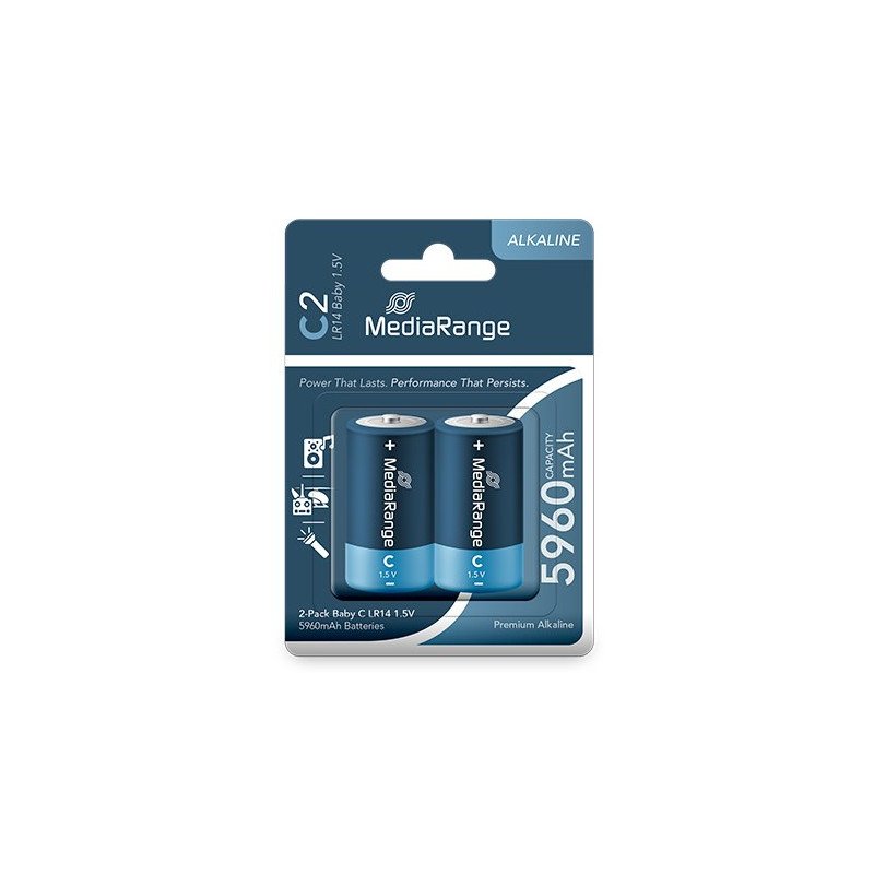PILAS ALCALINAS MEDIARANGE BABY-C