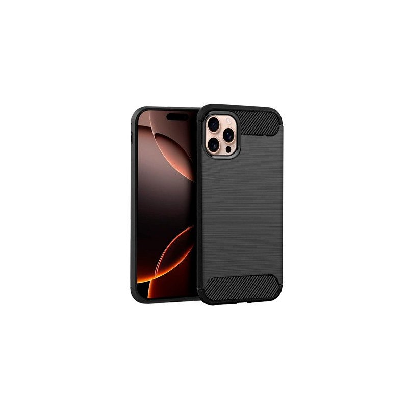 FUNDA COOL IPHONE 16 PRO MAX CARBON NEGRO