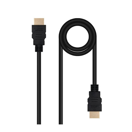 Cable nanocable hdmi v2.0 4k@60hz 18gbps a - m - a - m - 1.5 m - negro