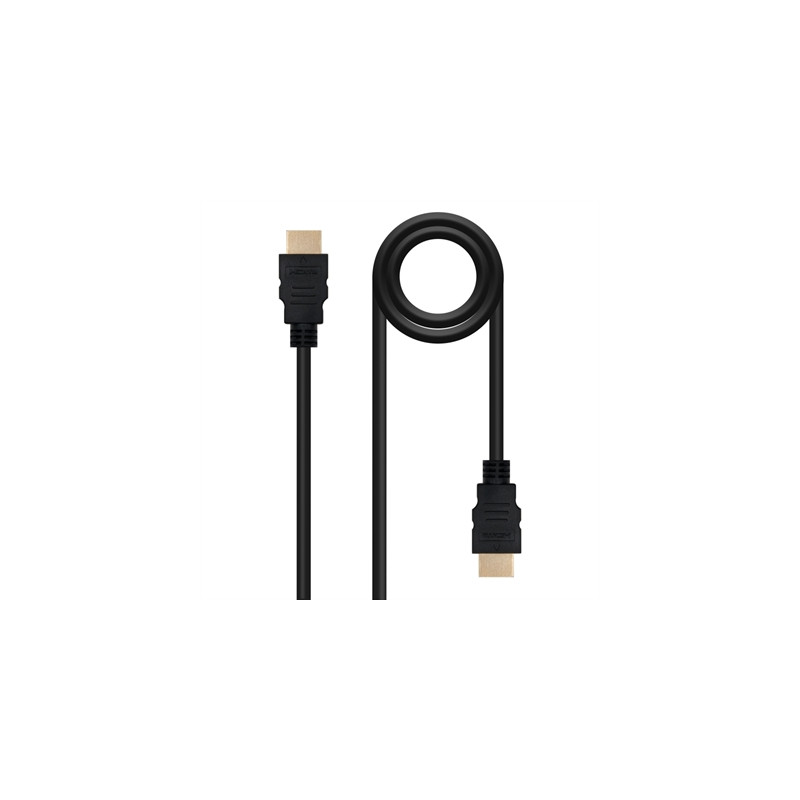 Cable hdmi 1.3 nanocable 1.8m negro -  macho - macho