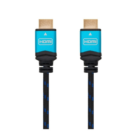 Cable hdmi 2.0 nanocable 4k 0.5m -  macho - macho -  negro