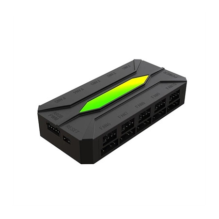 Keep out hub ventiladores x - fhub10 10 ports argb