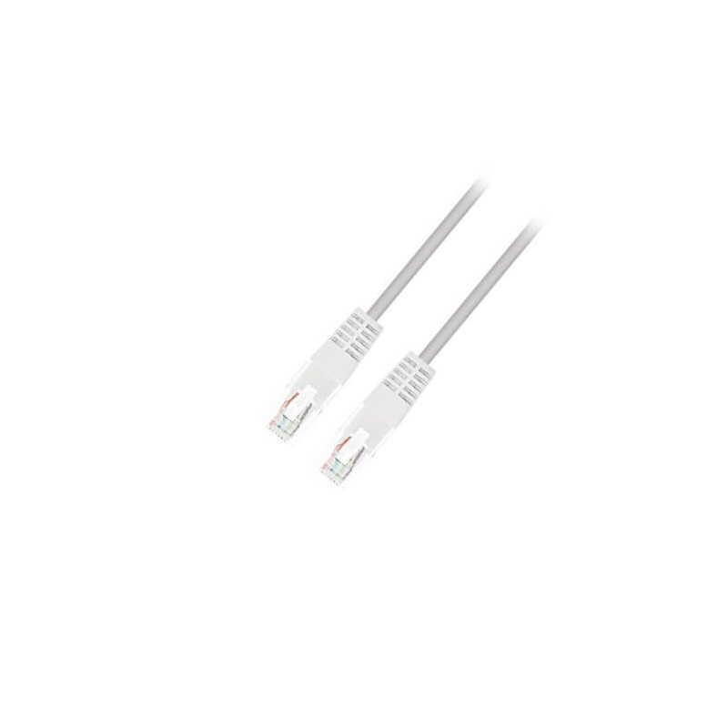 Latiguillo cable red utp cat5e rj45 nanocable 1m blanco awg24