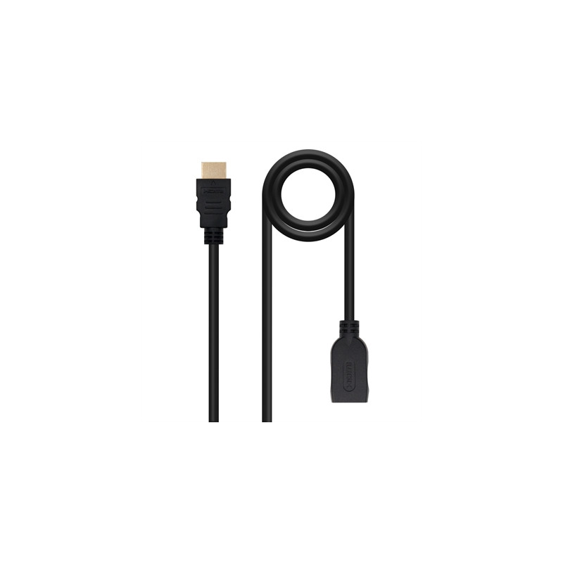Cable hdmi 2.0 nanocable 1m -  macho - hembra
