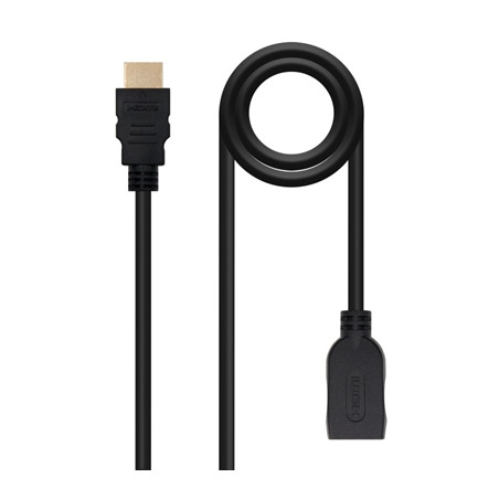 Cable hdmi 2.0 nanocable 1m -  macho - hembra