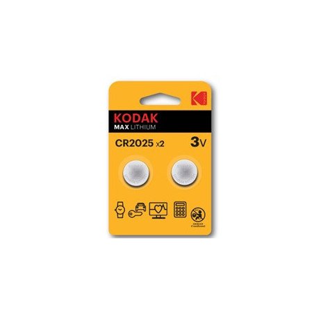 Blister pilas kodak boton litio ultra cr 2025 -  pack blister 2 pilas