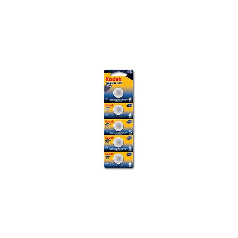 Blister pilas kodak boton litio ultra 2016 blister carton perforado -  5 pilas