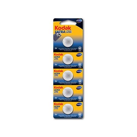 Blister pilas kodak boton litio ultra 2016 blister carton perforado -  5 pilas