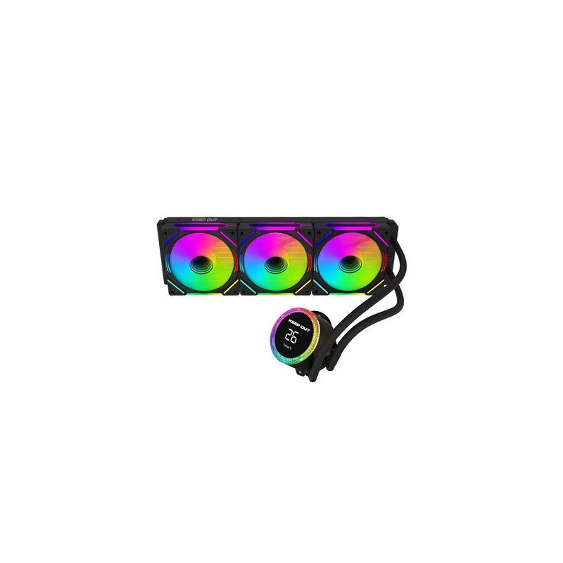 Keep out refrig. liquida xwc - 360 pro display black