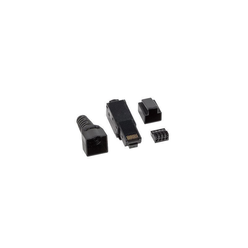 Conector lanberg rj45 cat 6 utp plug 8p8c tool - less