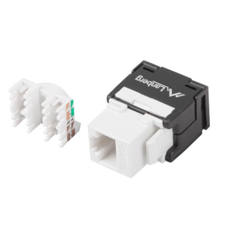 Conector keystone lanberg cat.6 utp rj45 180 toolless