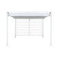 Pergola DKD Home Decor Bianco 296 x 296 x 225 cm Acciaio Pergola DKD Home Decor Bianco 296 x 296 x 225 cm Acciaio