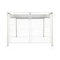 Pergola DKD Home Decor Bianco 296 x 296 x 225 cm Acciaio Pergola DKD Home Decor Bianco 296 x 296 x 225 cm Acciaio