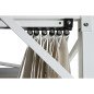 Pergola DKD Home Decor Bianco 296 x 296 x 225 cm Acciaio Pergola DKD Home Decor Bianco 296 x 296 x 225 cm Acciaio