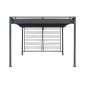 Pergola DKD Home Decor Grey 300 x 300 x 230 cm Steel Pergola DKD Home Decor Grey 300 x 300 x 230 cm Steel