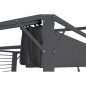 Pergola DKD Home Decor Grey 300 x 300 x 230 cm Steel Pergola DKD Home Decor Grey 300 x 300 x 230 cm Steel