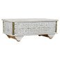 Side table DKD Home Decor MB-182010 White Golden Metal Mango wood 115 x 60 x 45 cm Side table DKD Home Decor MB-182010 White Golden Metal Mango wood 115 x 60 x 45 cm