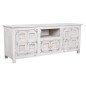 TV furniture DKD Home Decor White Wood Mango wood 151 x 40 x 60 cm TV furniture DKD Home Decor White Wood Mango wood 151 x 40 x 60 cm