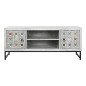 TV furniture DKD Home Decor White Beige Grey Multicolour Ceramic Mango wood 130 x 40 x 56 cm TV furniture DKD Home Decor White Beige Grey Multicolour Ceramic Mango wood 130 x 40 x 56 cm