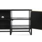 TV furniture DKD Home Decor Black Metal Wood (120 x 37 x 50 cm) TV furniture DKD Home Decor Black Metal Wood (120 x 37 x 50 cm)
