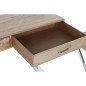 Hall Table with Drawers Home ESPRIT Brown Silver Light brown 110 x 40 x 76 cm 110 x 41,5 x 76 cm (3 Pieces)
