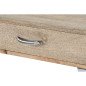 Hall Table with Drawers Home ESPRIT Brown Silver Light brown 110 x 40 x 76 cm 110 x 41,5 x 76 cm (3 Pieces)