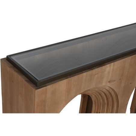 Hall Home ESPRIT Brown Black 122 x 30 x 80 cm
