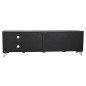 TV furniture Home ESPRIT Black Metal Mango wood 160 x 40 x 50 cm TV furniture Home ESPRIT Black Metal Mango wood 160 x 40 x 50 cm