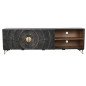 Mobile TV Home ESPRIT Nero Metallo Legno di mango 160 x 40 x 50 cm Mobile TV Home ESPRIT Nero Metallo Legno di mango 160 x 40 x 50 cm