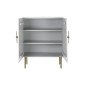 Cupboard DKD Home Decor White Golden Iron Mango wood 85 x 45 x 110 cm BAR Cupboard DKD Home Decor White Golden Iron Mango wood 85 x 45 x 110 cm BAR