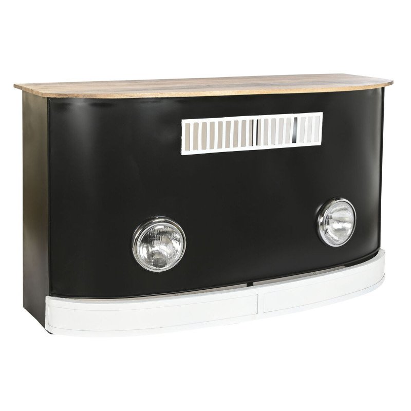 Mobile bar DKD Home Decor Bianco Marrone Nero 157 x 52 x 90 cm BAR Mobile bar DKD Home Decor Bianco Marrone Nero 157 x 52 x 90 cm BAR