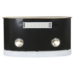 Mobile bar DKD Home Decor Bianco Marrone Nero 157 x 52 x 90 cm BAR