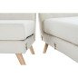Sofá Chaise Longue DKD Home Decor Crema Madera de caucho 226 x 144 x 84 cm Sofá Chaise Longue DKD Home Decor Crema Madera de caucho 226 x 144 x 84 cm