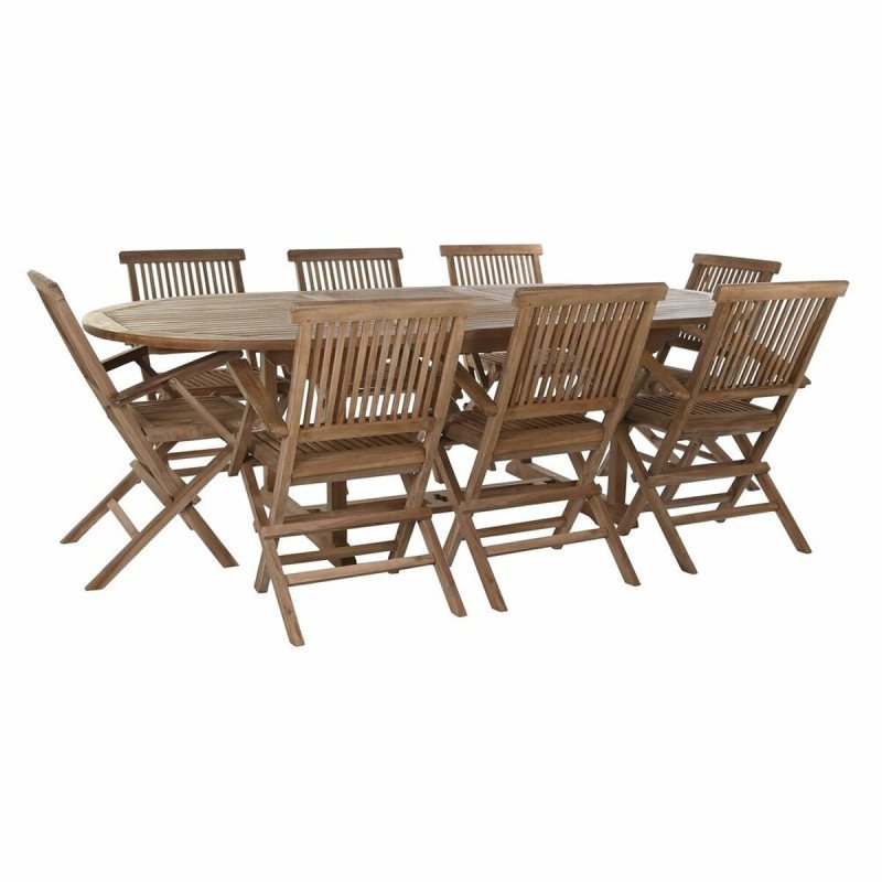 Tavolo con sedie DKD Home Decor 90 cm 180 x 120 x 75 cm Tavolo con sedie DKD Home Decor 90 cm 180 x 120 x 75 cm