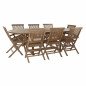 Tavolo con sedie DKD Home Decor 90 cm 180 x 120 x 75 cm Tavolo con sedie DKD Home Decor 90 cm 180 x 120 x 75 cm