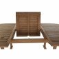 Tavolo con sedie DKD Home Decor 90 cm 180 x 120 x 75 cm Tavolo con sedie DKD Home Decor 90 cm 180 x 120 x 75 cm