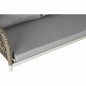 Mobili da giardino DKD Home Decor Bianco Marrone Chiaro 190 x 190 x 70 cm Mobili da giardino DKD Home Decor Bianco Marrone Chiaro 190 x 190 x 70 cm