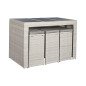 Tavolo con 6 sedie DKD Home Decor 143 x 80 x 100 cm Tavolo con 6 sedie DKD Home Decor 143 x 80 x 100 cm