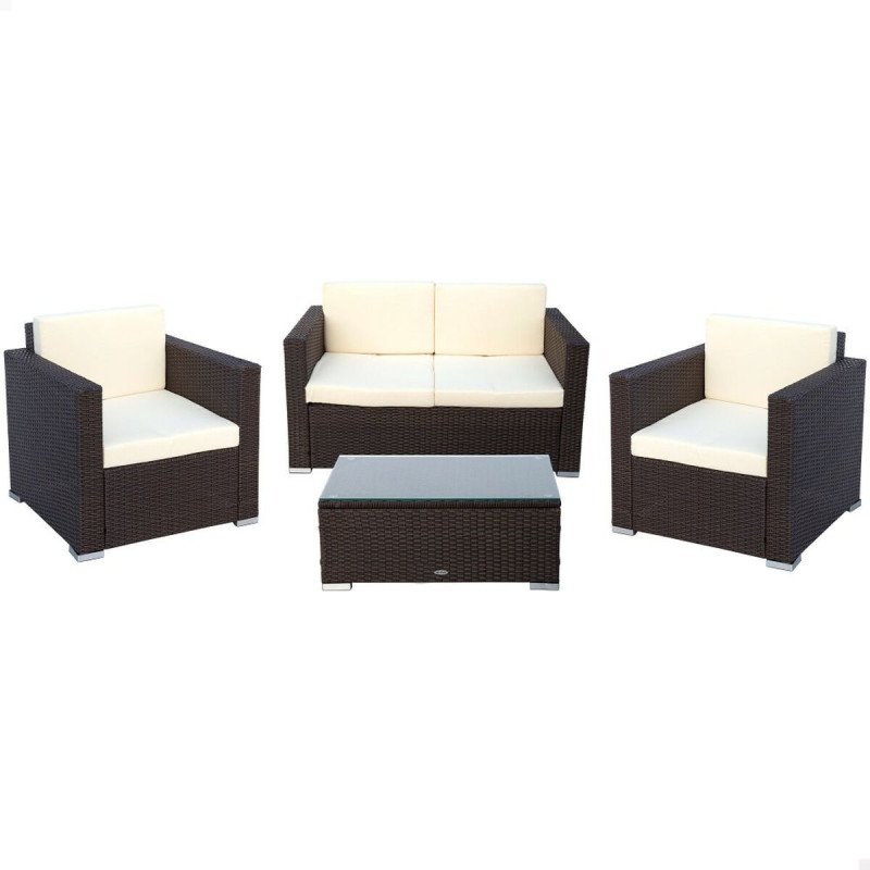 Mobili da giardino Aktive Nero Crema Mobili da giardino Aktive Nero Crema