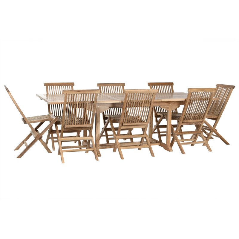 Tavolo con sedie Home ESPRIT 180 x 100 x 75 cm Tavolo con sedie Home ESPRIT 180 x 100 x 75 cm