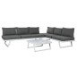 Mobili da giardino Home ESPRIT Grigio 130 x 68 x 65 cm 190 x 70 x 65 cm 198 x 68 x 65 cm Mobili da giardino Home ESPRIT Grigio 130 x 68 x 65 cm 190 x 70 x 65 cm 198 x 68 x 65 cm