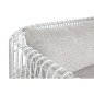 Divano Home ESPRIT Bianco Beige Metallo 180 x 66 x 66 cm Divano Home ESPRIT Bianco Beige Metallo 180 x 66 x 66 cm