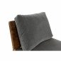 Divano DKD Home Decor Marrone Grigio Poliestere Cotone Legno Pino (95 x 88 x 75 cm) Divano DKD Home Decor Marrone Grigio Poliestere Cotone Legno Pino (95 x 88 x 75 cm)