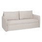 Divano Beige Poliestere Lino 210 x 93 x 95 cm Divano Beige Poliestere Lino 210 x 93 x 95 cm