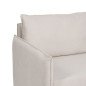 Sofa Beige Polyester Linen 210 x 93 x 95 cm Sofa Beige Polyester Linen 210 x 93 x 95 cm